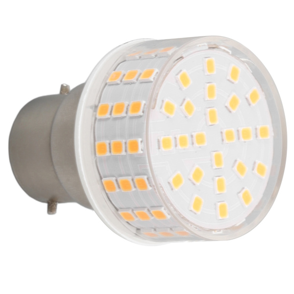 B22 LED Majslampe ABS 10W 1000LM Flimmerfri Energibesparende Lys til Loftbordskab AC 85‑265V Varm Hvid
