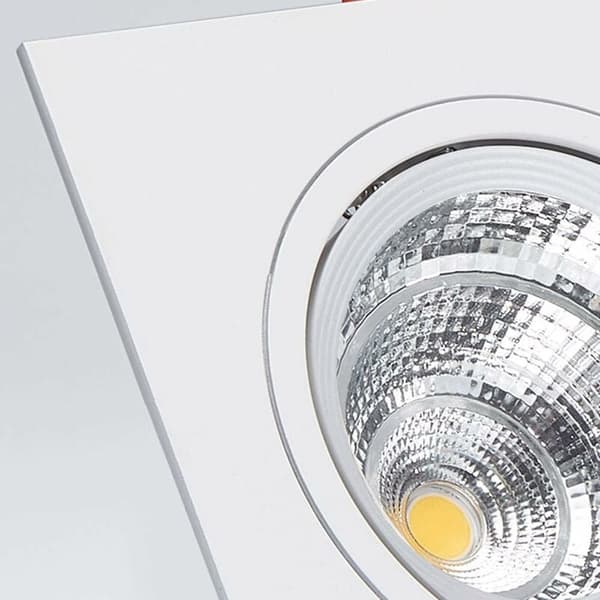 Innfelt spotlight - Full Hundred 6000k (hvitt lys) - 2,5 tommer 7 fliser 75mm