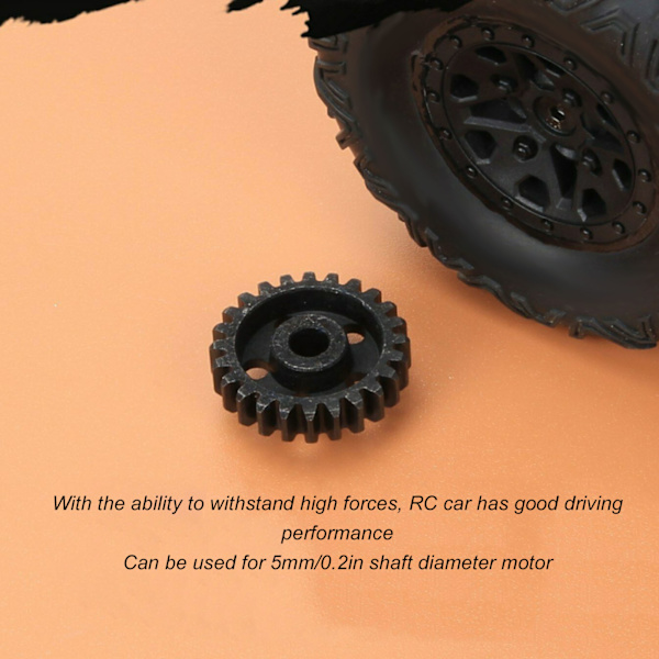 Metallstål 22T kugghjul Mod 1 5mm för LOSI 1/10 Lasernut U4 Tenacity Off Road Vehicle