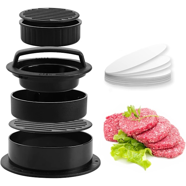 Hamburger Press with Non-Layer