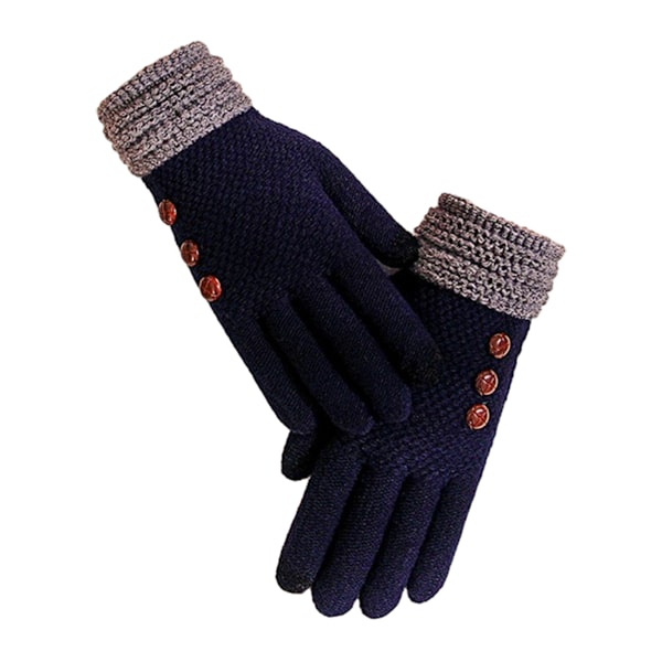 Vinterstrikkede hansker Unisex varme hansker Touchscreen hansker