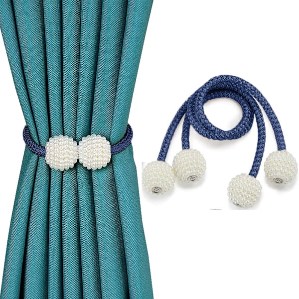 Pearl beads, magnetic closures, curtain buttons