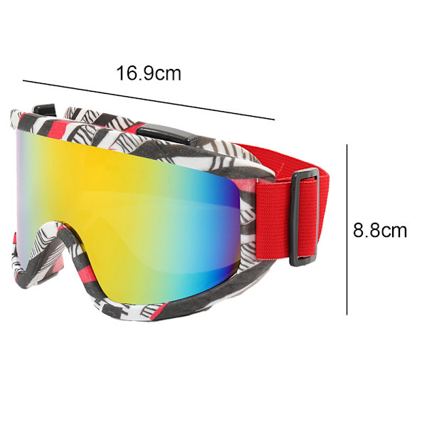 Goggle Motocross Vind Dammskydd Aviator Glasögon Snowboard Glasögon
