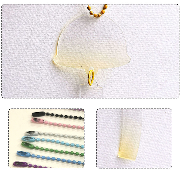 Akryyliavaimenperät DIY-avaimenperiin, askarteluun