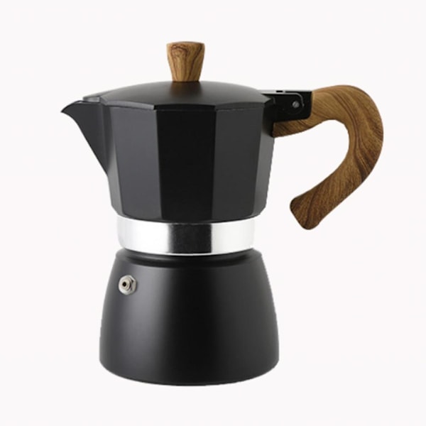150ML/300ML Bärbar Italiensk Stil Espresso Maker Moka Pot Kaffe Maskin Hushåll Mocha Kall Extrakt Pot för att göra Cappuccino Latte