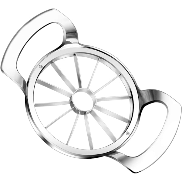 Kitchen Hero Fruktskärare med Rostfria Blad, Lätt att Rengöra, Ultraskarp Kraftig Äppelklyvare och Delare för Frukter Upp Till 10 cm,