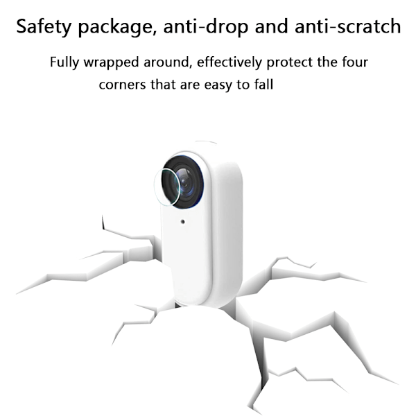 Silikonfodral för Insta360 Go 2, för actionkameratillbehör