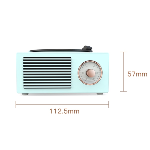Bluetooth-kaiutin Retro Bluetooth-levysoitin Langaton musiikki Mini-kaiutin