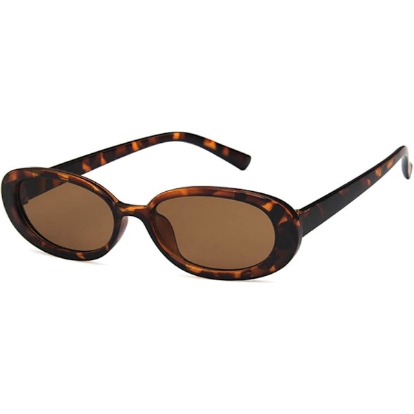 Mini Vintage Retro Extra Slim Oval Cat Eye Aurinkolasit
