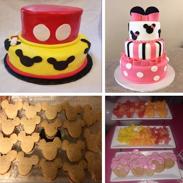 Kreativa Bakverktyg Blandade Storlekar Kakformar Set, Rostfritt Stål Livsmedelssäkert Utbredd Användning I Kök För Kreativ Bakning, Lätt Att Rengöra Hög