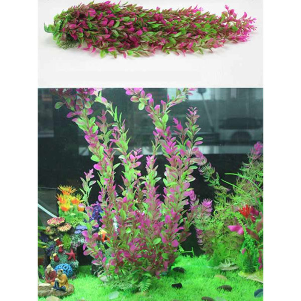 Akvariekonstgjorda växter, stora akvarieväxter Plastfiskar