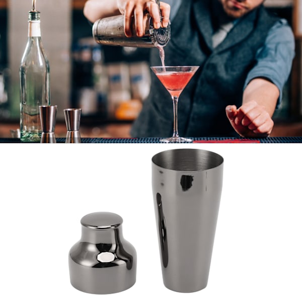 Cocktail Shaker Professional Dishwasher Safe Stainless Steel Drink Mixing Shaker for Home Bar Bartending