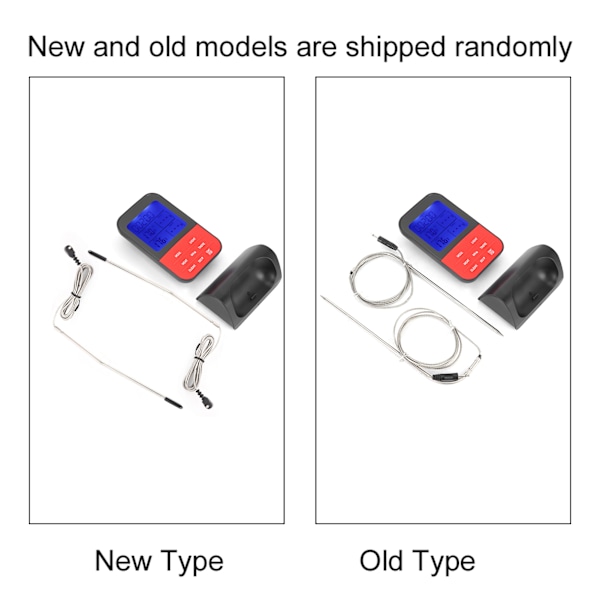 Digitalt display BBQ grill kjøtt termometer kjøkken matlaging mat timing termometer