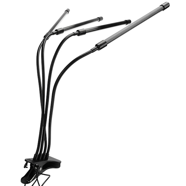 5V 40W LED Vekstlys USB 4 Rør Full Spectrum Fylllys med Cip for Innendørs Planter
