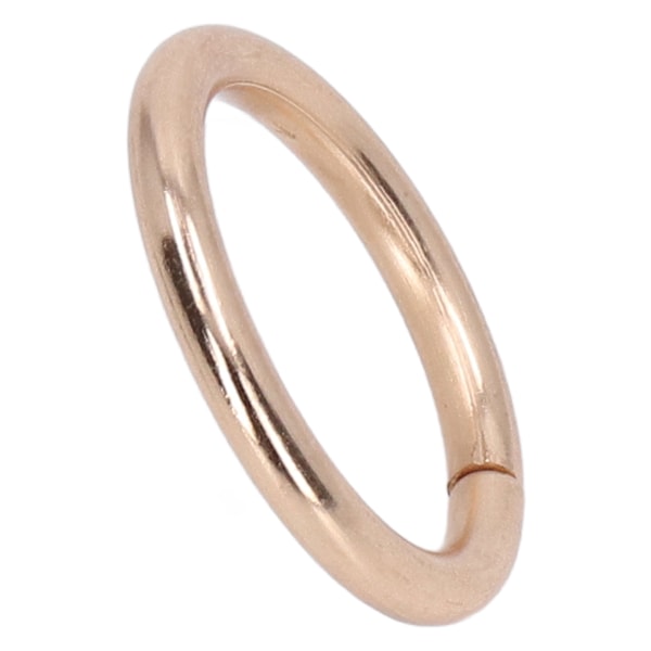 50 stk. metalringe 15x3mm jernmateriale robust holdbar multifunktionel udsøgt O-ringe metalguld