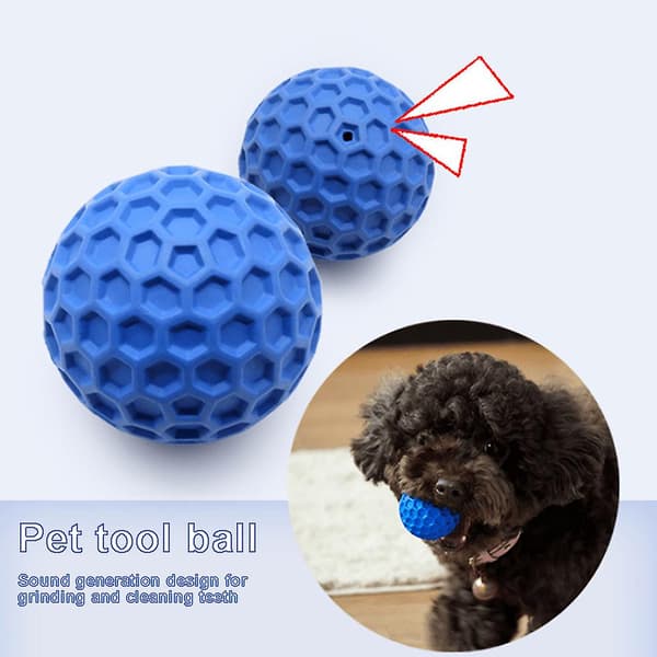 Rund elastisk gummiball, slitesterk og gjenbrukbar dekorasjon for hjemmet Blue Small Size