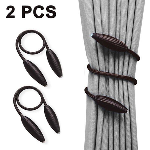 Magnetic tiebacks for curtains home office 2 pieces