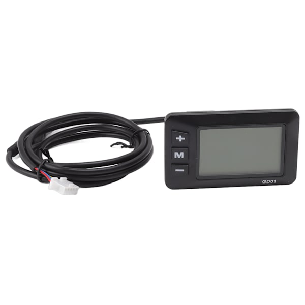 24V 36V 48V Elektrisk Cykel LCD GD01 Display Panel Cykel Modifikation Tilbehør med Vandtæt Stik