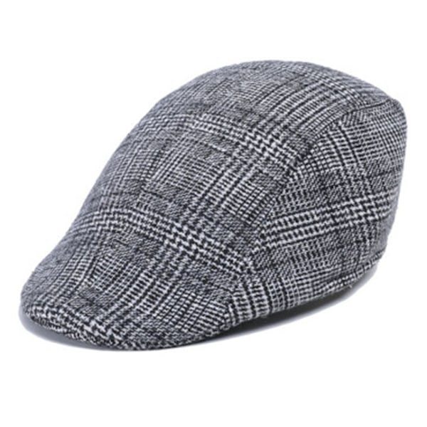 Men's Beret Flat Newsboy Hat Adjustable