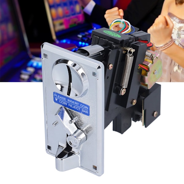 Elektronisk myntacceptor CPU-jämförelse Elektronisk myntväljare för arkadspel Automat Silvergrå