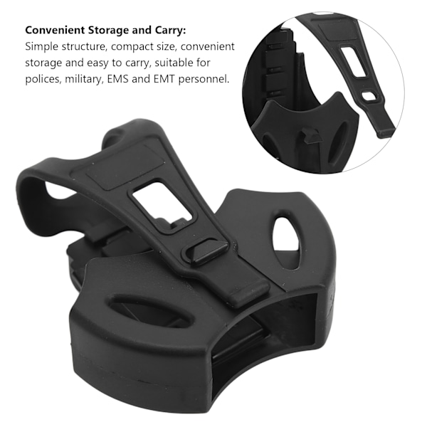 Militär öppen topp polis handbojor hållare fodral bärbar plast handbojor lock för EMS EMT personal