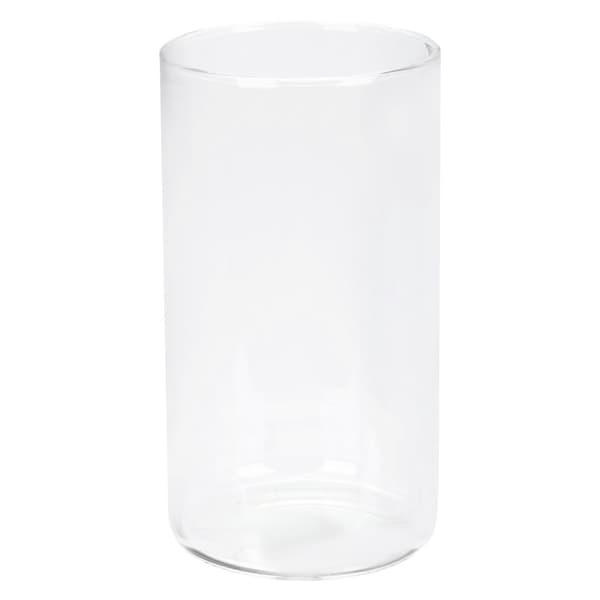 Cylindervas i glas, genomskinlig blomvas för hemmet, 3 st