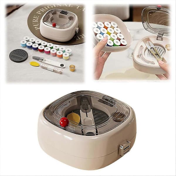 Magnetiskt sykit bärbart hushållssykit låda sovsal handsykit set engångssykit