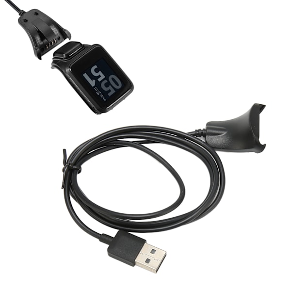 TomTom Watch USB-opladerkabel til TomTom Runner2 til TomTom Adventurer 3,3ft sort