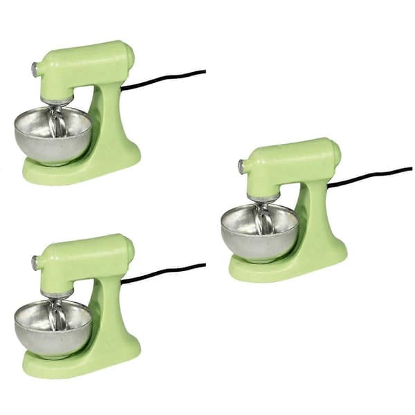 Miniatyrfigur Hemdekoration Mixer Modell 3-pack Simulering Leksaksset