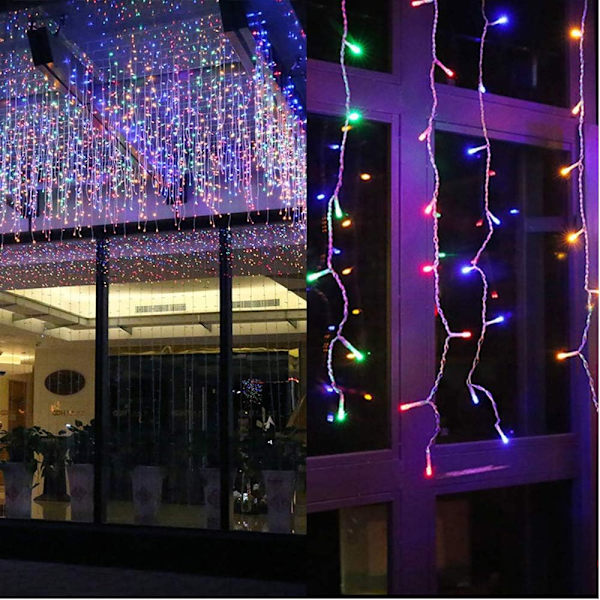 LED fönstergardin ljusslinga