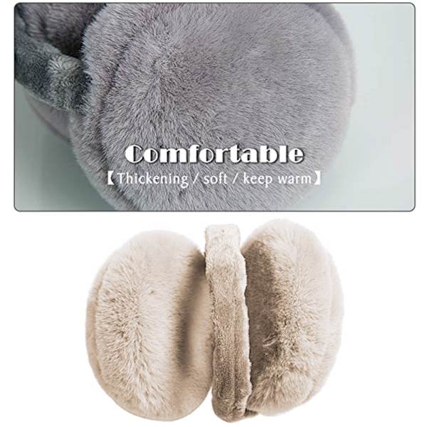 Ørevarmere, Foldbare, Fleece, Varme