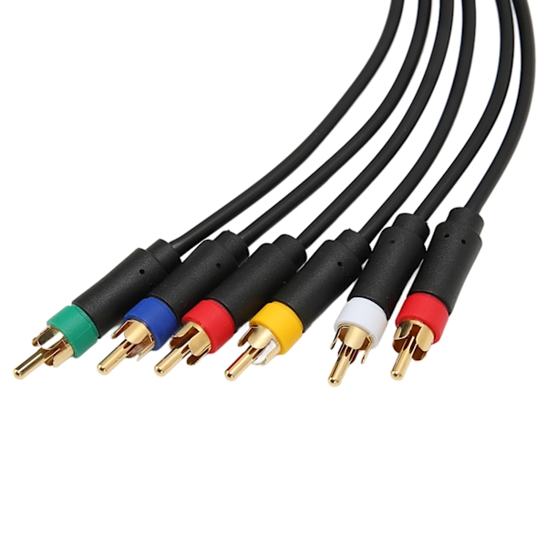 RGB RGBS Multifunktionell Kompositkabel Sladd Hög Flexibilitet Mjuk Stabil Komponent AV-kabel med 4 BNC-huvuden