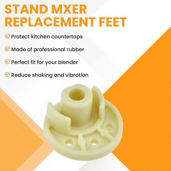 7-delars set med mixerfötter och mittaxel 9709707 för KitchenAid köksassistent