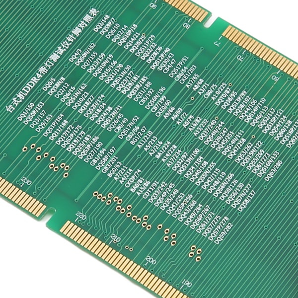 Datorminnestestare PCB-material Framåt och bakåt tillgänglig Dator DDR4 Minnestestare med LED för PC