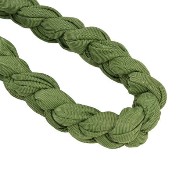 Förlängningar Flätad Hästsvans Wrap Polyester Vacker Skyddande Repellent Myggmedel Skydd för HästarGrön