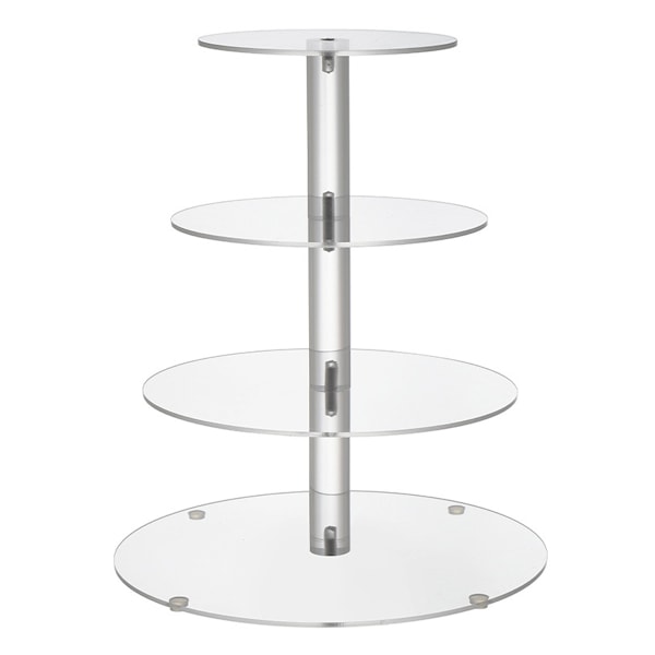 Modern Cupcake-display, dekorativ design med livsmedelsgodkänd akryl för perfekta tillfällen