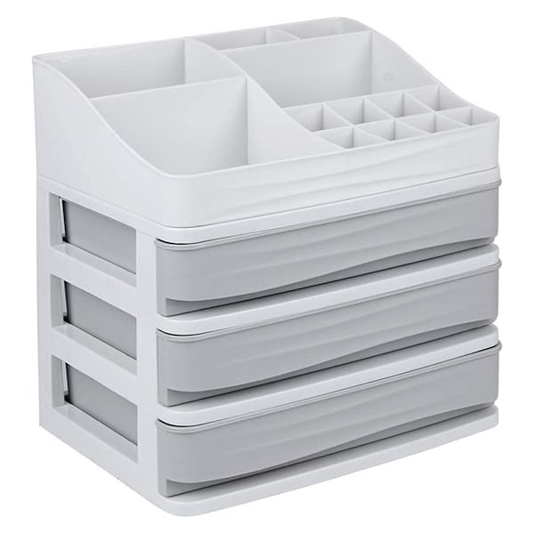 Cosmetic Make Up Organizer, 3 Drawers, for Bedroom Bathroom