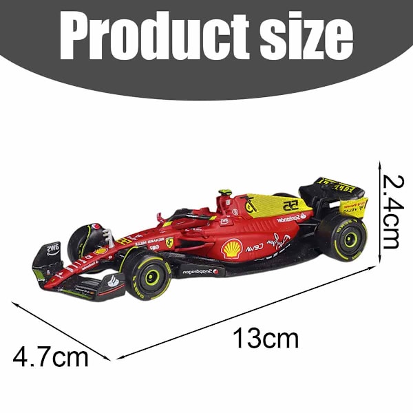 Bimeko Formelbilmodell Lafali F1 LAFHA Racingbilmodell 1:43 Formel legering modellbil sving