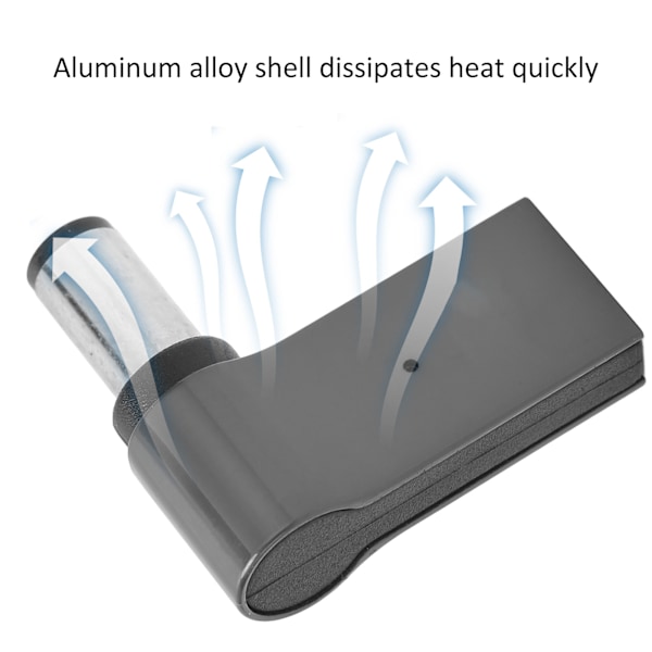 Typ C-hona till hane-adapter 100W 5A PD-bärbar datorladdningsadapter i aluminiumlegering för DELL 7,4 mm 5,0 mm 0,6 mm