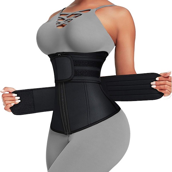 Midjetränare för kvinnor bastubälte mageomslag plus size