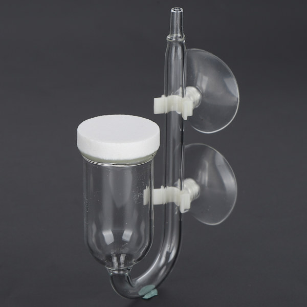 Akvarie kuldioxid transparent boble tæller raffinader CO2 fisketank diffusor lille