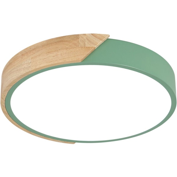 Taklampa med tre färgtemperaturer, justerbar ljusstyrka för vardagsrum sovrum, akrylskärm energibesparande ljuskälla, 30*5cm