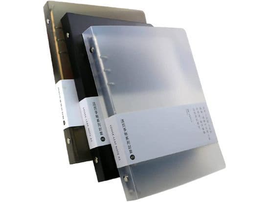 3-pak A5 Ringbind Omslag 6 Ring PVC Bind Omslag Genopfyldelig Notesbog Bind Etui (Uden Indvendigt Papir A5)