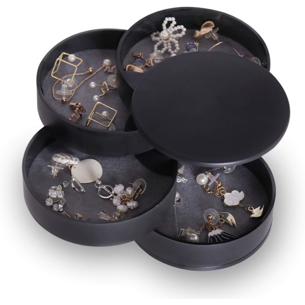 Smycken Organizer, Små Smycken Förvaringsbox Örhängehållare för