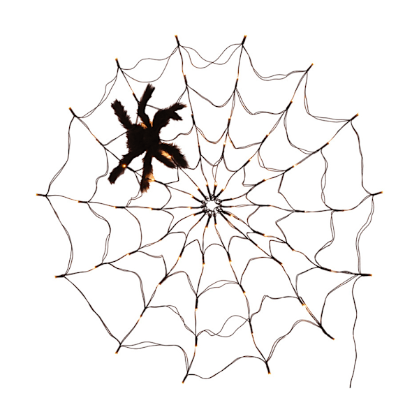 Halloween edderkoppnett fe-lys