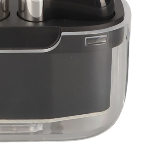 Sprog Oversætter Earbuds Bluetooth 5.3 Understøtter 144 Sprog Trådløs Oversætter Earphone med Transparent Etui Sort