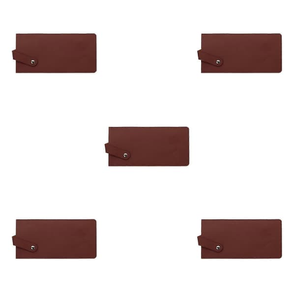 PU-skyddsfodral för köksredskap, 5-pack, brunt