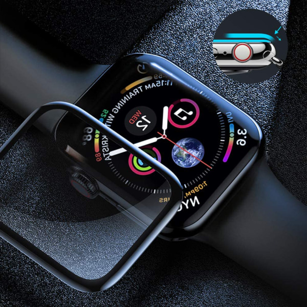 2 delar Kompatibel för Apple Watch skärm i härdat glas