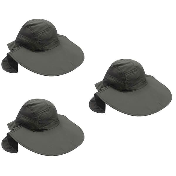Fiskehatt solskyddshatt designad för utomhusaktiviteter 3-pack