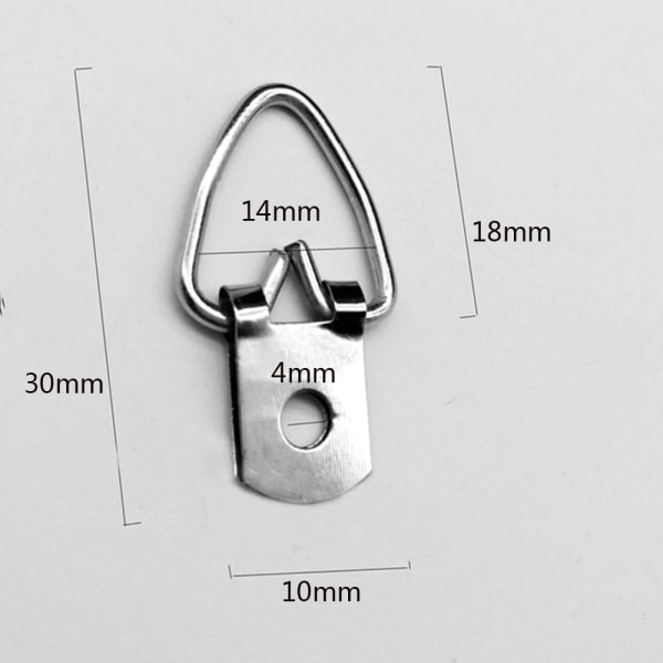 Triangle Ring Picture Hangers med skruer, Pro Quality
